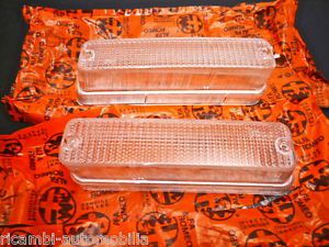 Alfa romeo giulia nuova 74-77 alfetta 72-77 fr. turn signal lenses nos clear