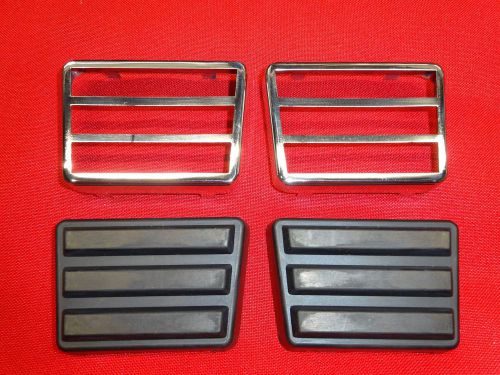 Sell 1962-1963-1964 Galaxie XL Clutch & Brake Pedal Stainless Trim (pr ...