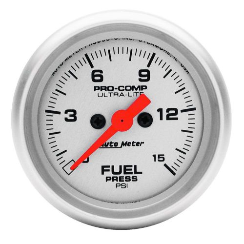 Autometer 4361 ultra-lite electric fuel pressure gauge
