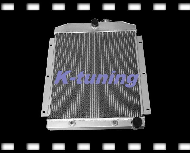 3 rows 1951 chevy 3100/ 3600/ 3800 truck pickup l6 racing aluminum radiator