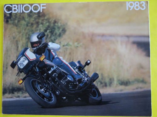 1983 honda cb1100f cb 1100f dealership sales brochure oem original