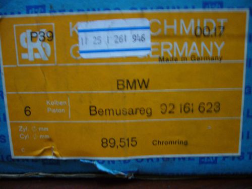 Bmw engine piston set  kolbenschmidt