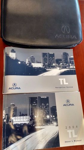 2004 acura tl owners manual/guide