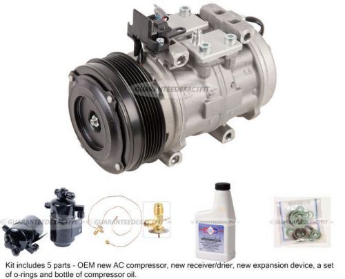 New air conditioning compressor kit - genuine oem ac compressor &amp; clutch + more