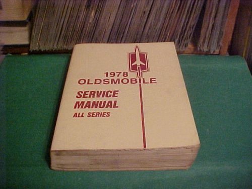 1978 oldsmobile chassis service manual all series