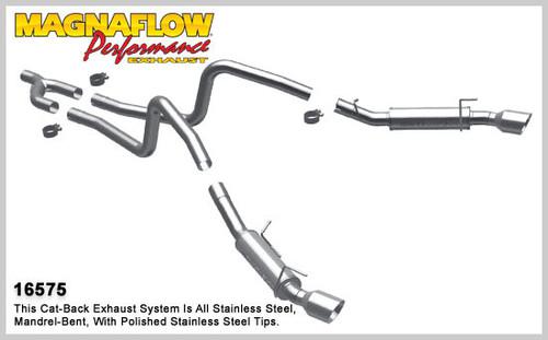 Magnaflow 16575  ford mustang stainless cat-back system performance exhaust