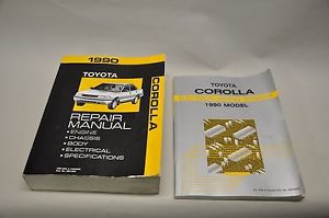 1990 toyota corolla factory shop repair service &amp; wiring diagrams manuals