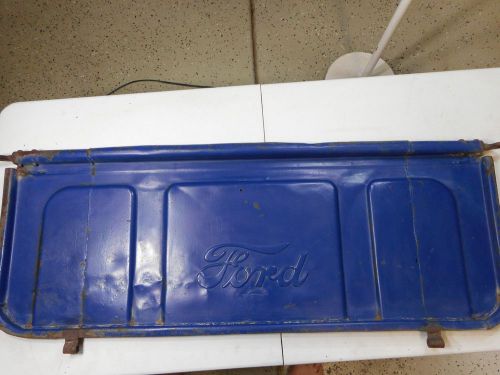 Vintage 1928 29 30 31 ford model a truck pickup tailgate script + frame hinges