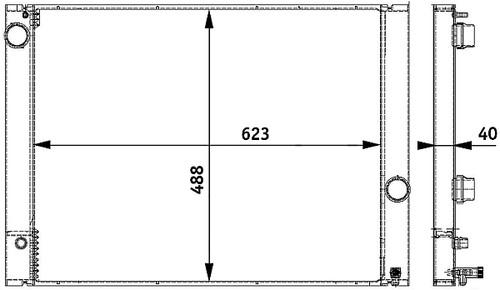 Behr hella 376729501 radiator