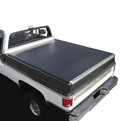 Summit racing tonneau cover soft roll-up black snaps dodge ram pickup long bed