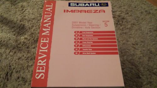 2001 subaru impreza service repair shop workshop manual oem section 5