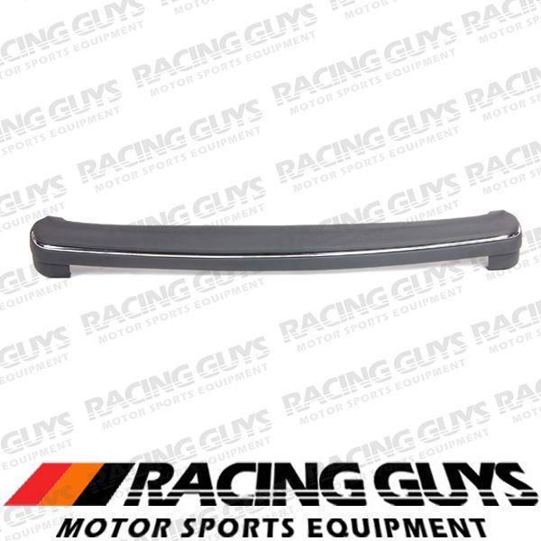 86-87 ford tempo front bumper cover matte black facial plastic assembly