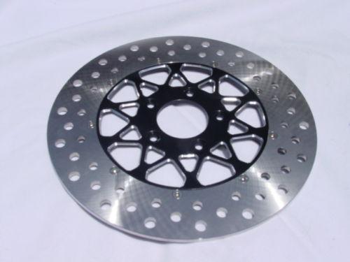 11.8" blk/cut mesh  rotors harley/flhx/flhr/flht