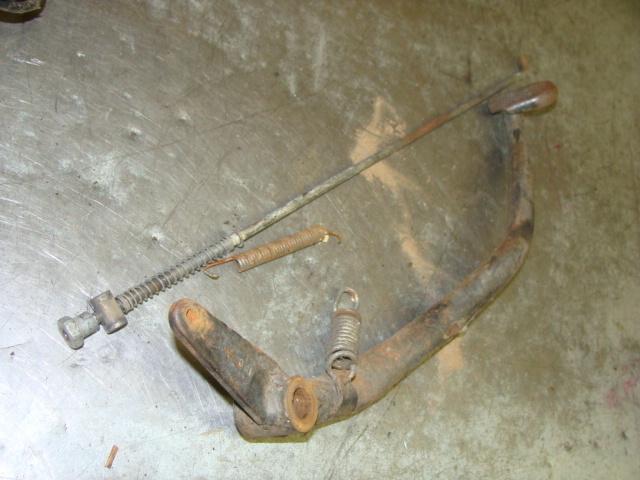 1976 honda trail ct 70 ct70 brake pedal & rod