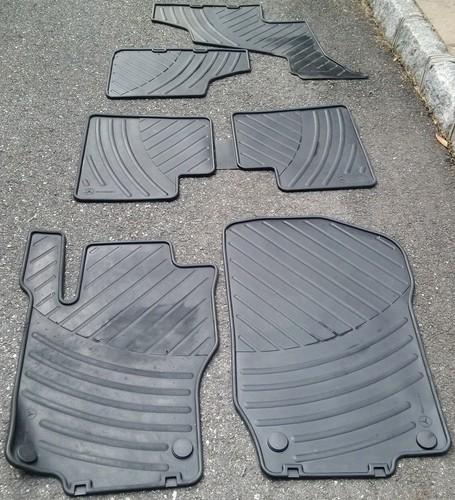 Oem mercedes-benz gl450 2009 floor mats all weather all 3 rows authentic mb mats