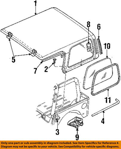 Buy JEEP OEM 55176746AE Removable Top-Retainer in Kernersville, North ...