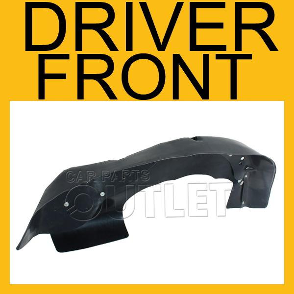 04-08 colorado front fender liner splash shield gm1248164 for 2wd rpo-zq8/z85 lh