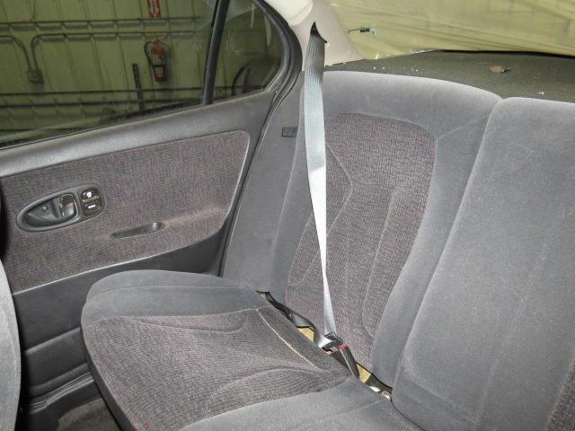 2002 saturn s series sedan rear seat belt & retractor only rh passenger gray