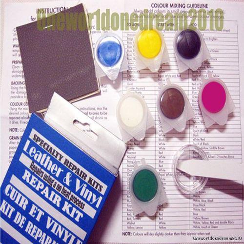 No heat professional leather vinyl liquid repair kit fix jacket handbag sofa ns5