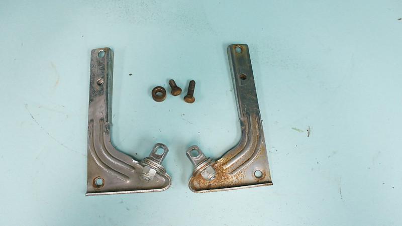 1952 harley el rigid pan fl fle panhead hydraglide oem fog light brackets