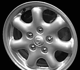 15 inch factory alloy rim - 1995-1997 mazda 626, mazda mx6 / silver