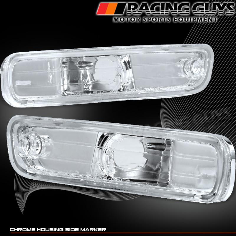 94-97 honda accord rear clear side bumper lights replacement jdm style lamp