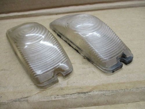 2 vintage mg sprite austin-healey lucas l686 clear lens  ae8