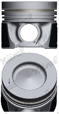 Piston fits vw polo mk5 1.2d 2009 on cfwa engine nural volkswagen quality new