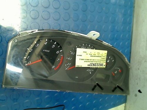 2000 nissan almera (n16) hatchback 1.5 16v (qg15de(euro 4)) speedometer speedometer speedometer-