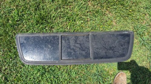 01-04 toyota tacoma rear back sliding slider glass w/ rubber trim tinted need 