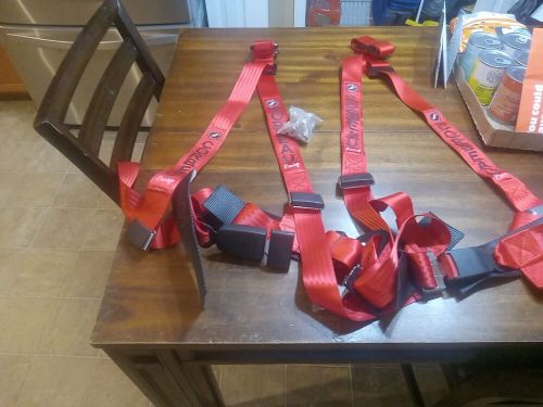 Corbeau 5 point racing harness with camlockred sfi 16.1 manufactured2/2004