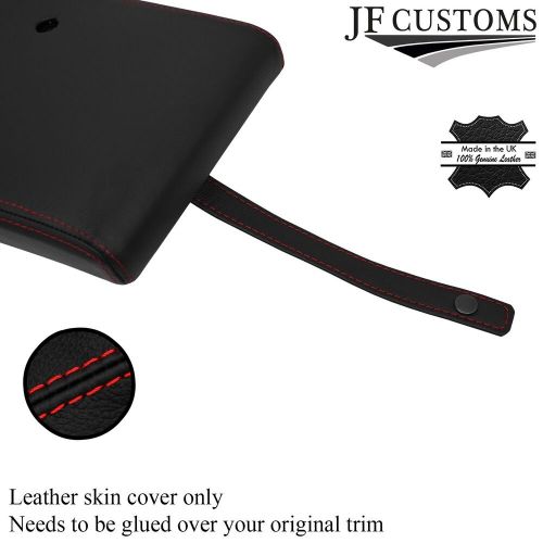 Red stitch leather armrest cover fits jensen interceptor mk2 mk3 69-76