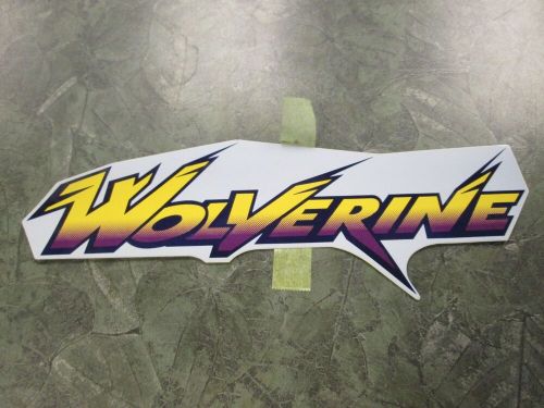 Yamaha genuine nos rear fender right side decal 350 wolverine 1995 models