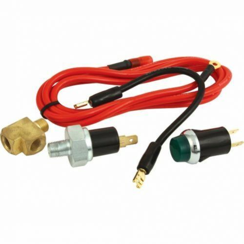 Quickcar 61-719 fuel pressure light/sender/wiring kit 18&#034; npt