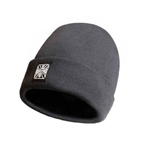 West coast choppers &#034;patch beanie&#034; wccmt128gr hat-