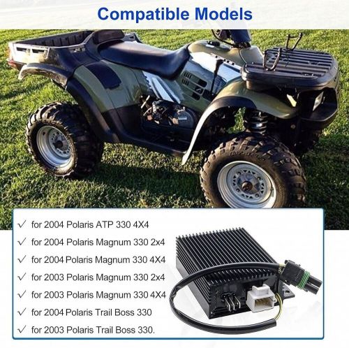 2003-2004 atp magnum trail boss 330 ecm module computer 4010944