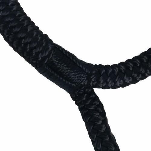 2pcs 3/4inch 25ft anchor line double braided nylon dock line marine mooring line