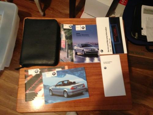 02 bmw 325 330 m3 convertible owners manual.