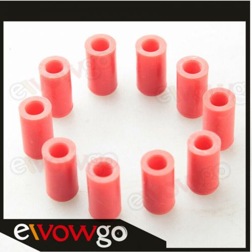 10pcs 4mm silicone blanking cap intake vacuum hose end bung plug red