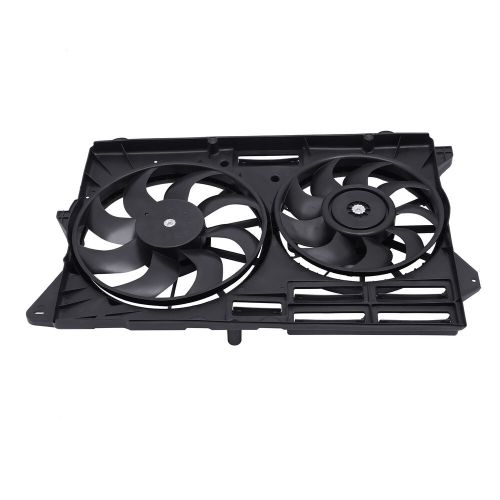 For 2013 2014 2015-2019 ford explorer engine radiator cooling fan assembly black