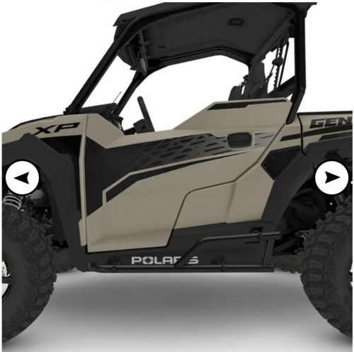 2016-2024 genuine polaris general 1000 xp extreme kick out rock sliders 2881101