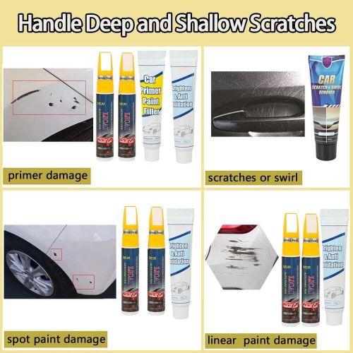 Car scratch repair kit,deep kit 4.76 ounce (pack of 1), white