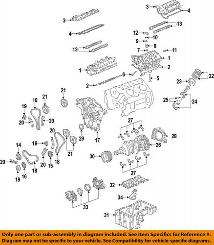 Gm oem-engine crankshaft main bearing 12648787