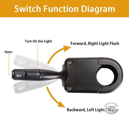 Us stock! golf cart led light turn signal kit horn brake hazard light switch 12v