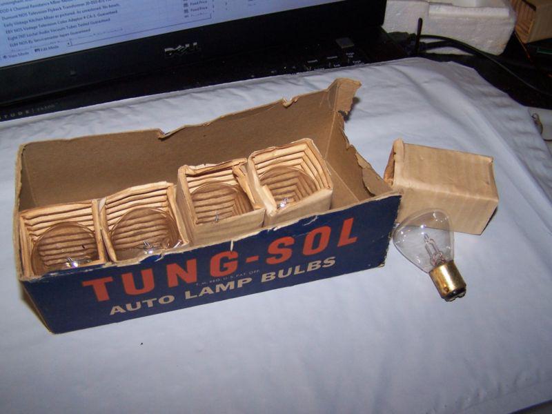 5 vintage tung sol 1184 automotive lamps nos