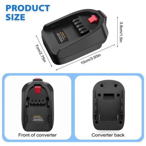 Adapter converter bosb18c use for 18v li-ion battery bat618 to l1220-