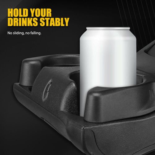 Car console center cup holder fit for 98-02 dodge ram 1500 2500 3500 matte black