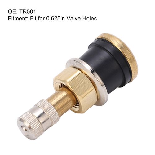 10 pcs brass valve stem tr501 high strength tubeless truck valve stem for