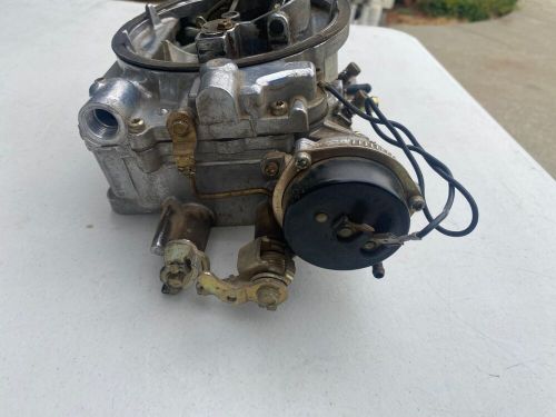 Edelbrock 1411 performer 750 cfm carburetor carb has electric choke used hot ro