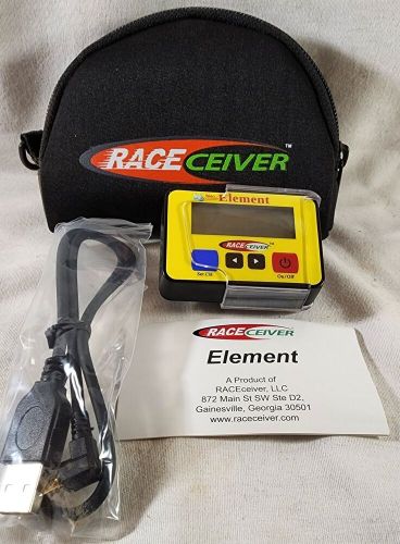 Raceceiver element rechargeable driver radio dirt track racing imca usra new